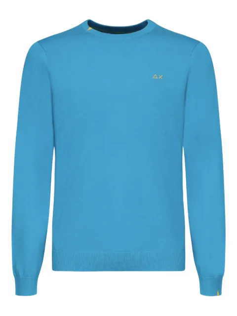 Sun68 embroidered-logo sweater