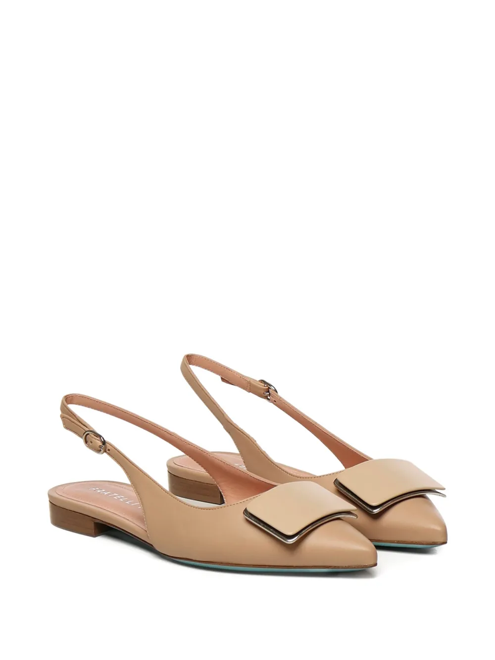 Fratelli Russo plaque-detail pumps | Flat Pumps | Image 2