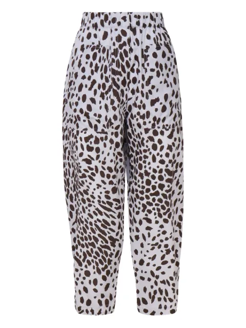 Ottod'Ame pocket-detail dalmatian-print trousers