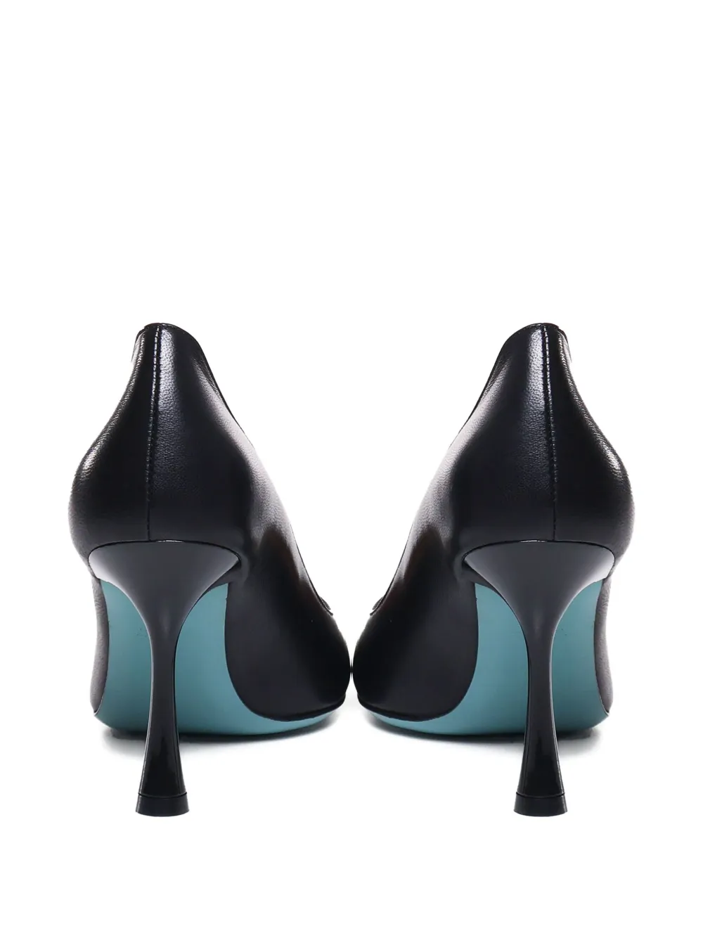 Fratelli Russo 100mm wavy-instep tapered-toe pumps Black