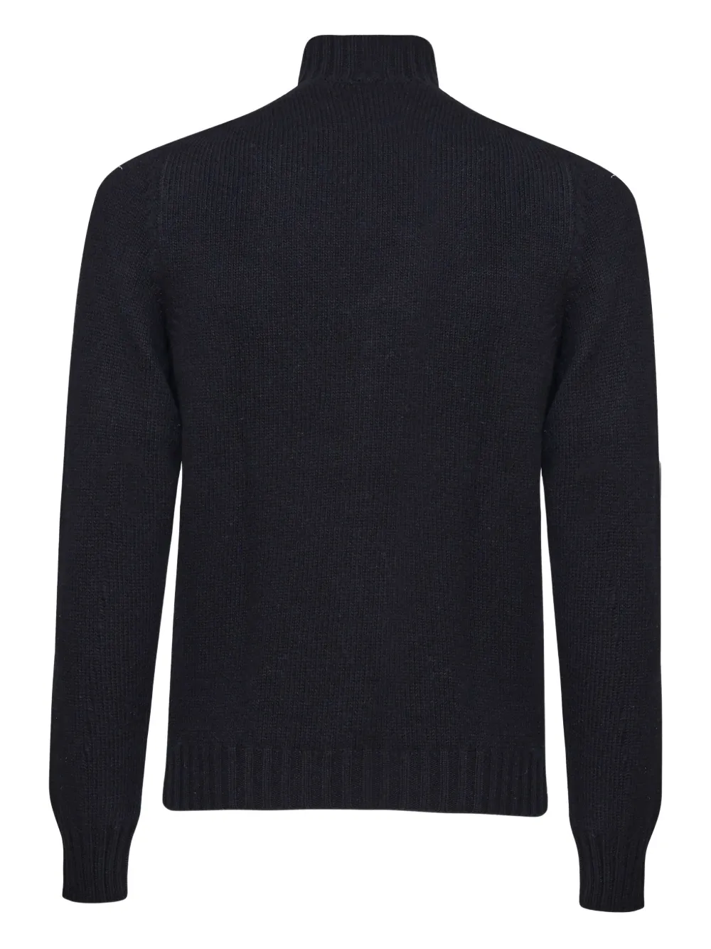 Fedeli high-neck ribbed-cuff sweater Zwart
