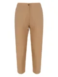 Ottod'Ame elastic-waist cotton trousers - Neutrals