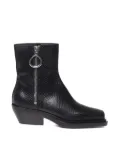 DONDUP square-toe ankle boots - Black