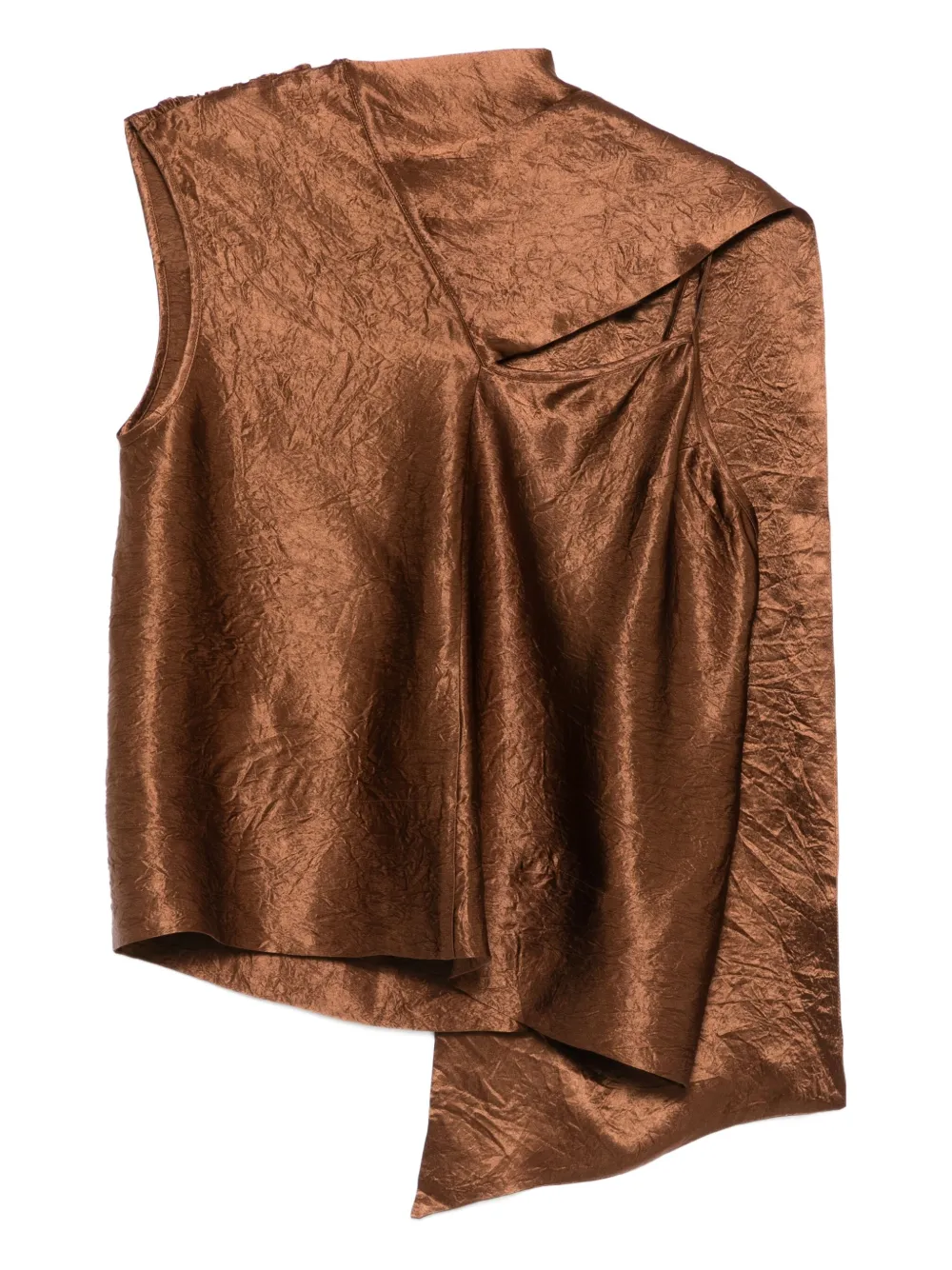 asymmetric draped top