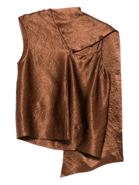 HERSKIND asymmetric draped top