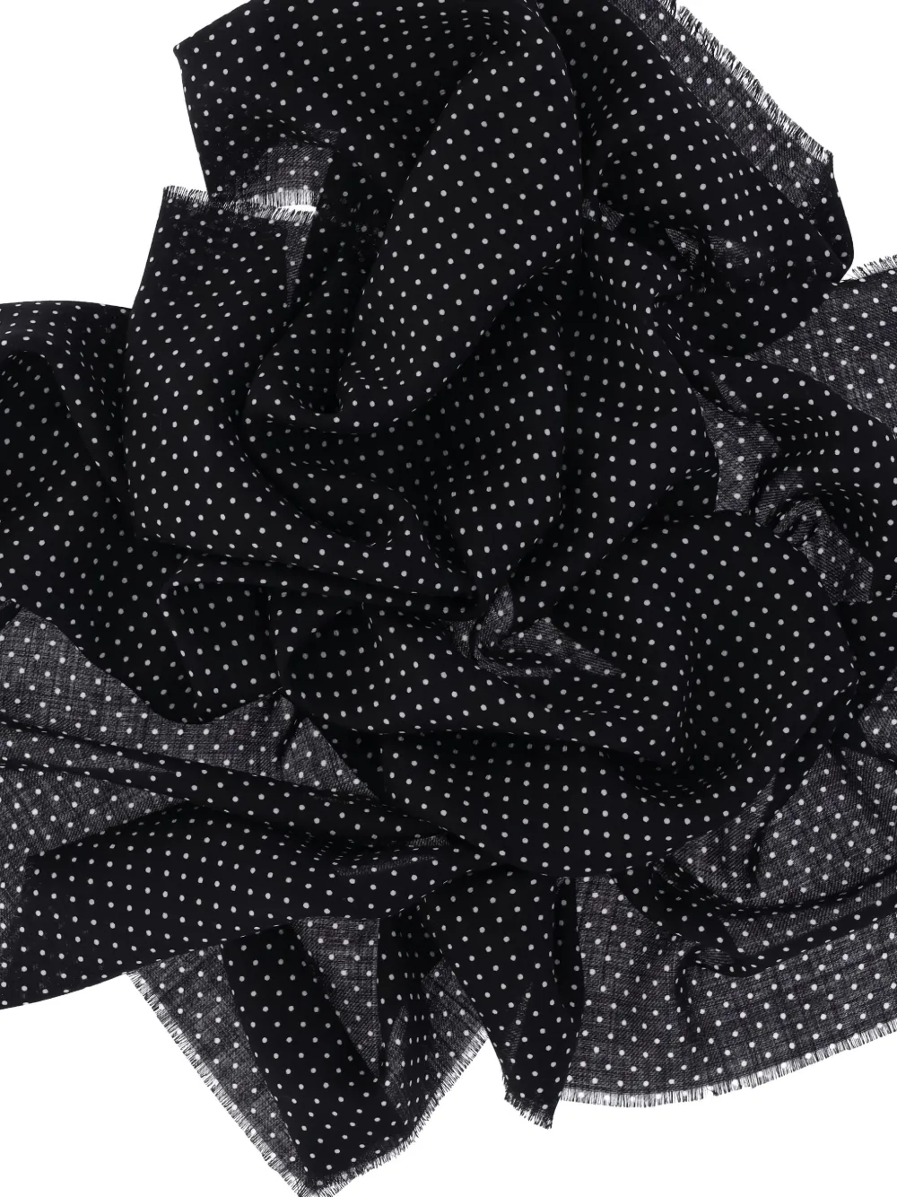 Destin polka-dot scarf Zwart