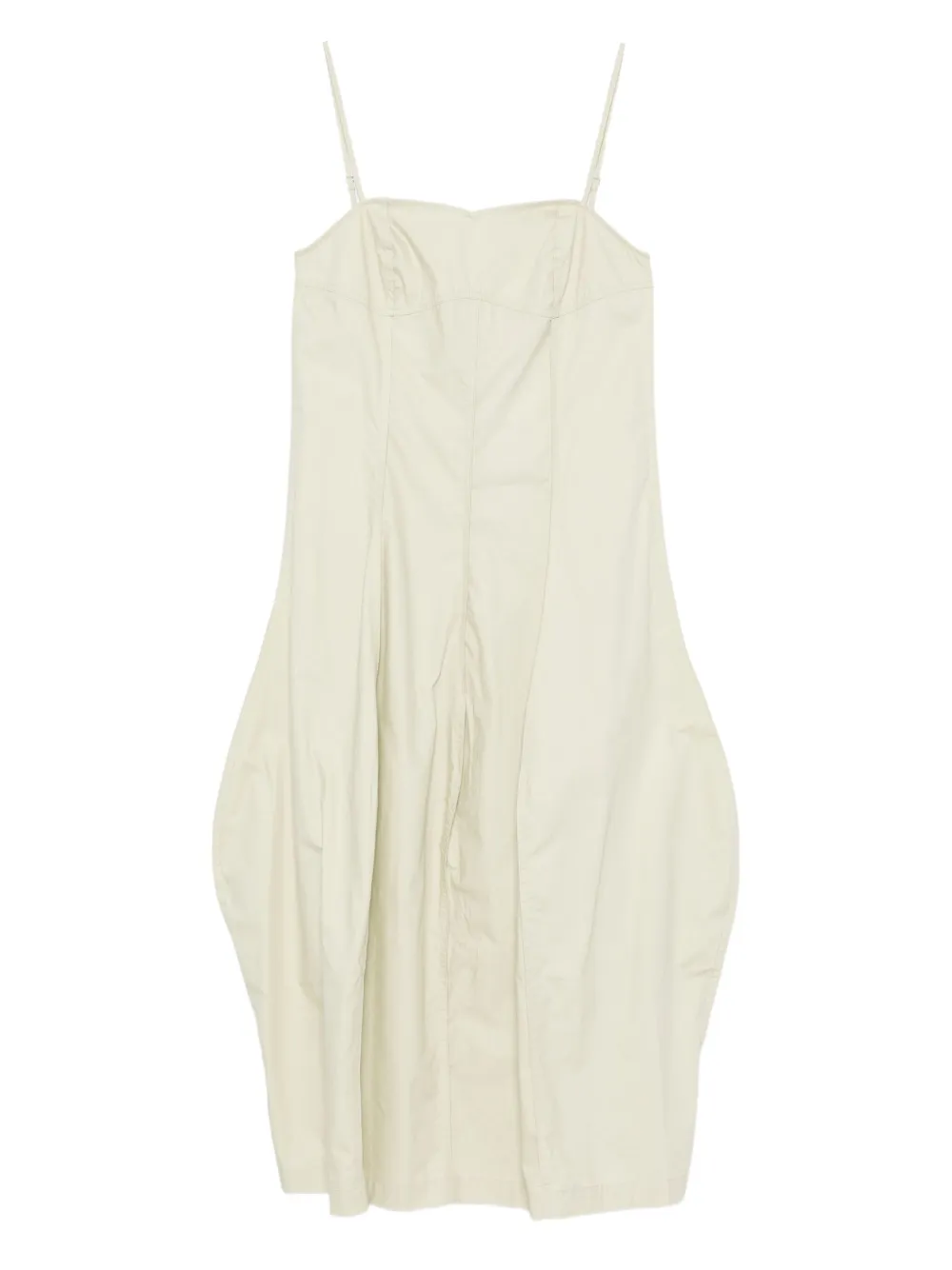 HERSKIND square-neckline cotton dress - ニュートラル HERSKIND square-neckline cotton dress - ニュートラル