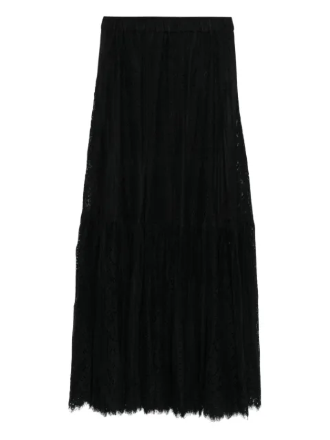 HERSKIND Patsy lace tiered maxi skirt
