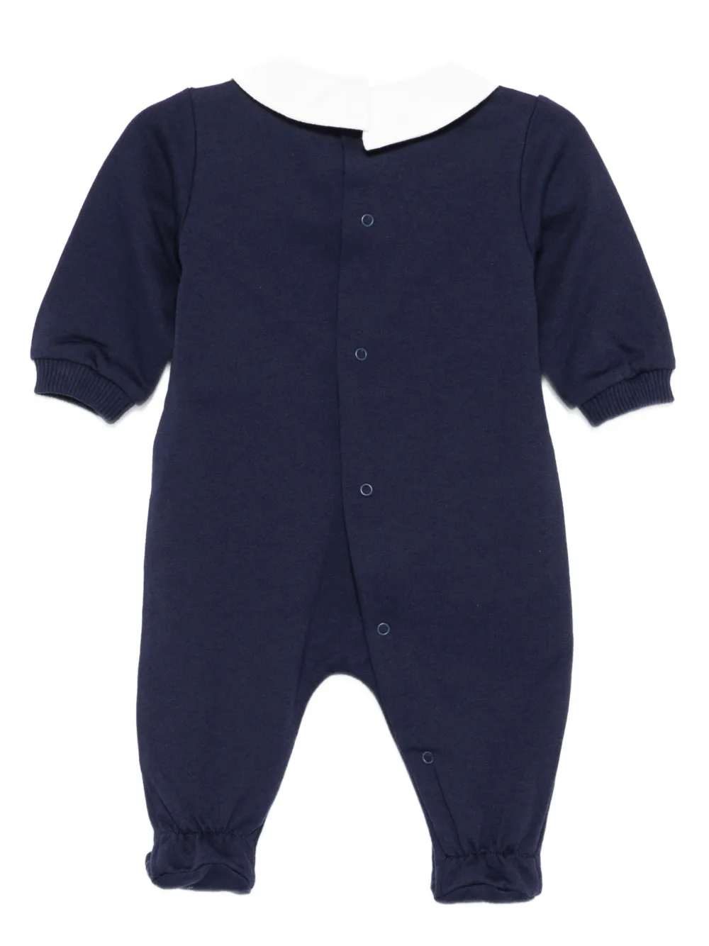 Moschino Kids teddy-print jumpsuit Blauw