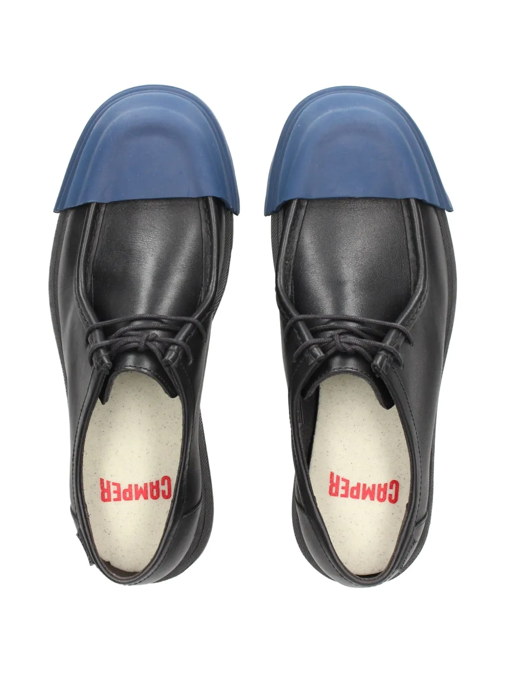 Camper Junction leather rubber-toe cap shoes Black