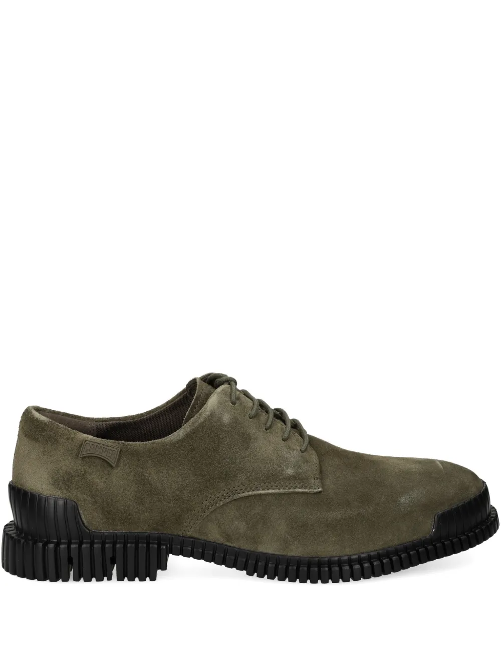 Camper lace-up suede shoes Green