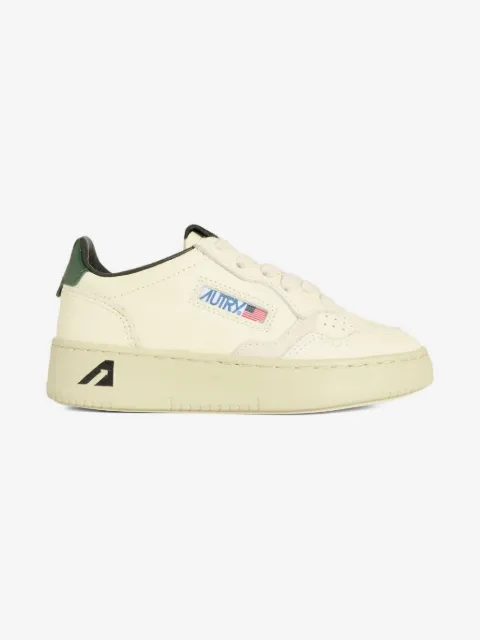 Autry Kids Medalist perforated leather sneakers