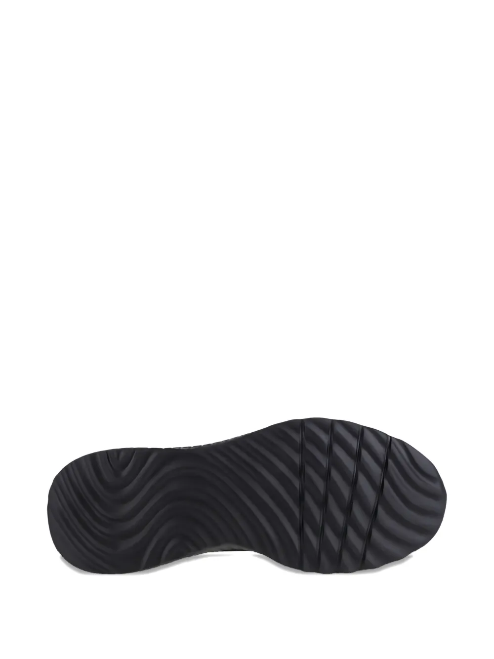 Skechers textured lace-up sneakers Black