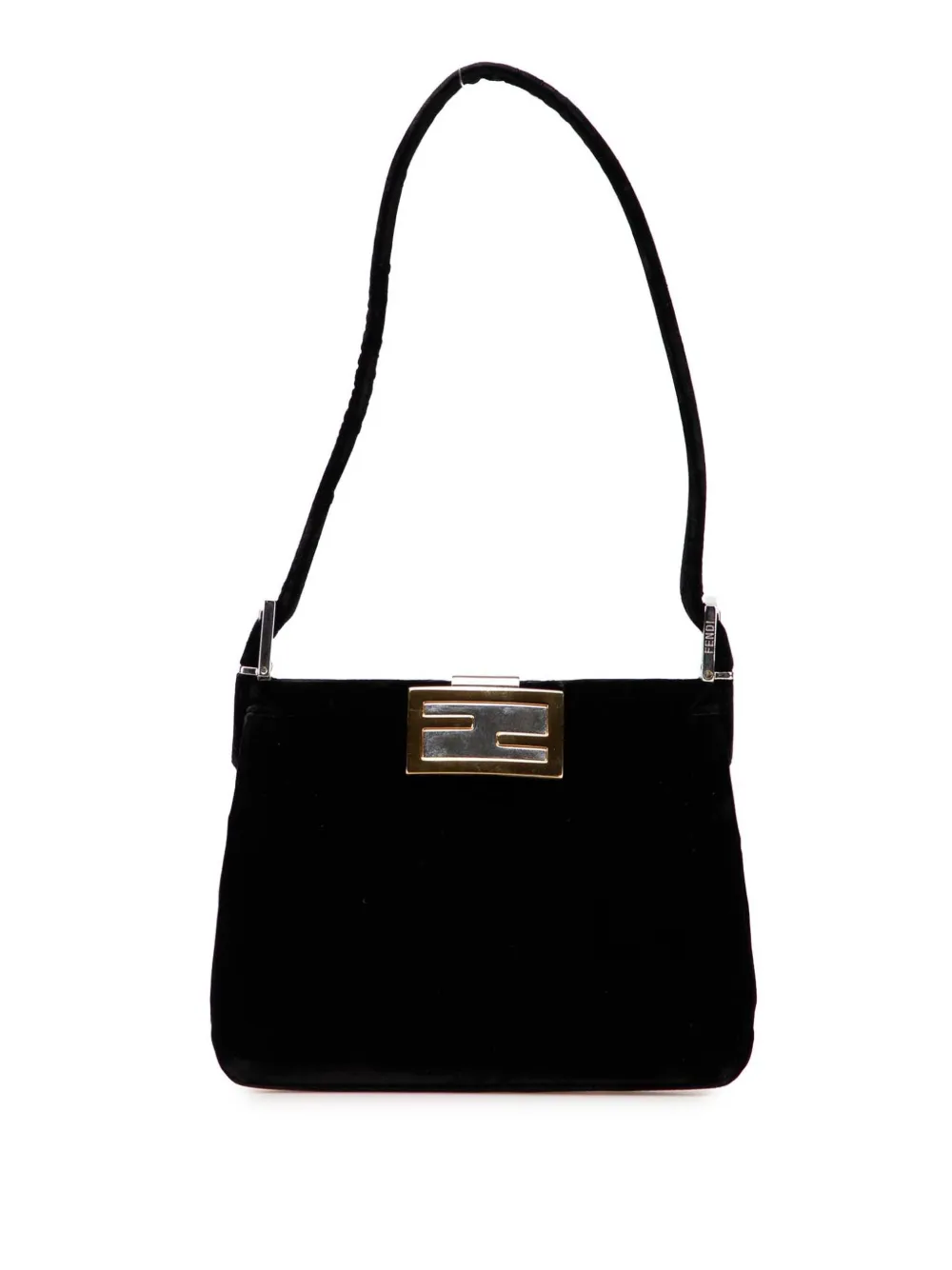 Fendi Pre-Owned 2000-2010 Velvet shoulder bag | Black | Image 1
