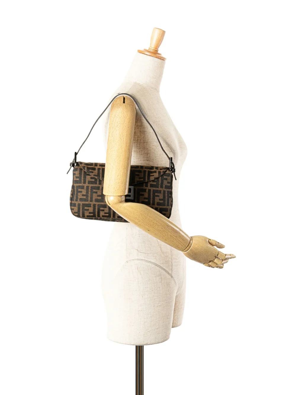 Fendi Pre-Owned 2000-2010 Zucca Canvas Double Flap shoulder bag | Pre-Owned | Image 2