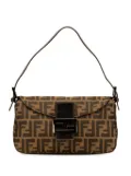 Fendi Pre-Owned 2000-2010 Zucca Canvas Double Flap shoulder bag - Brown