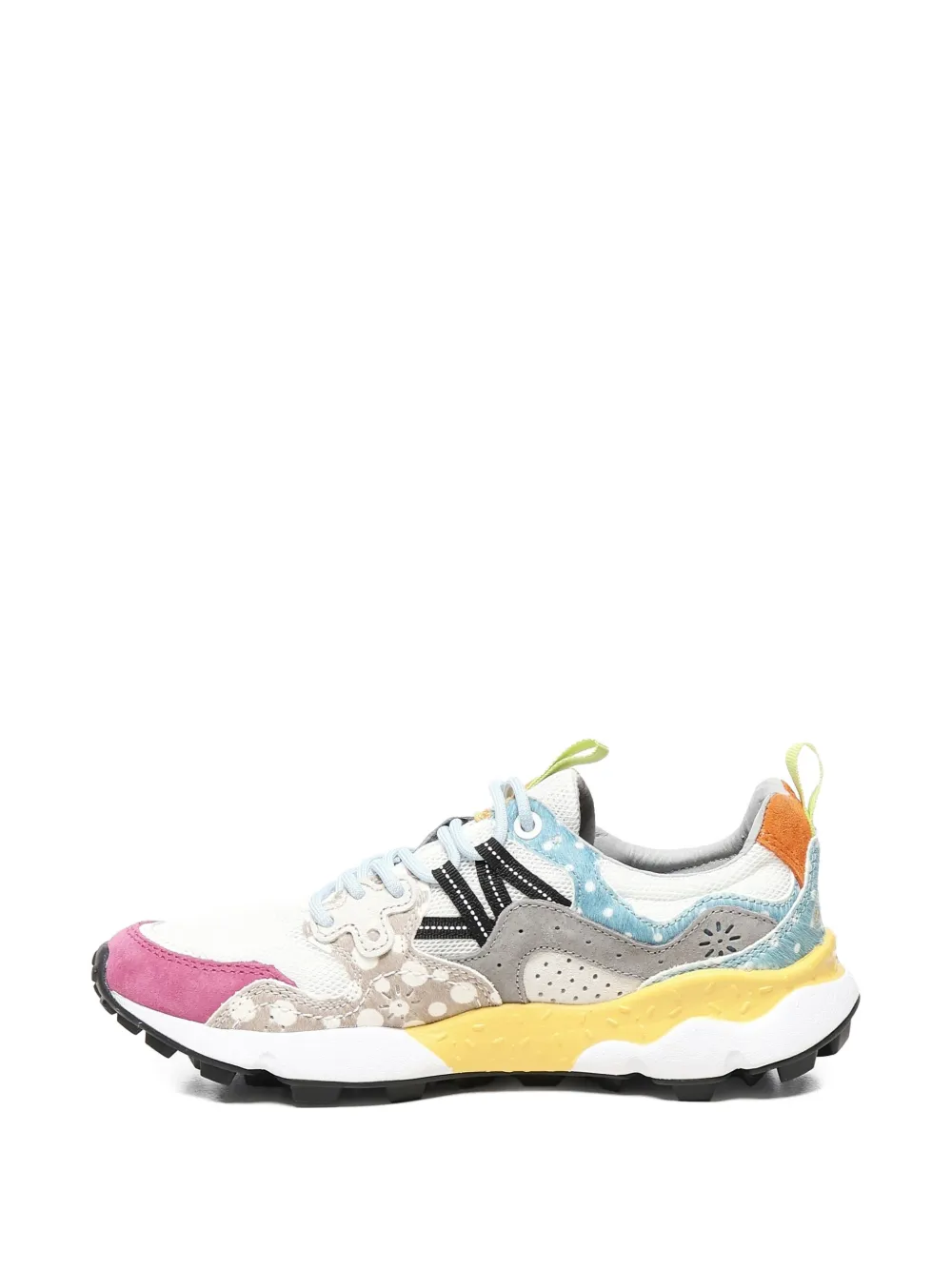 FLOWER MONTAIN Yamano 3 suede sneakers White