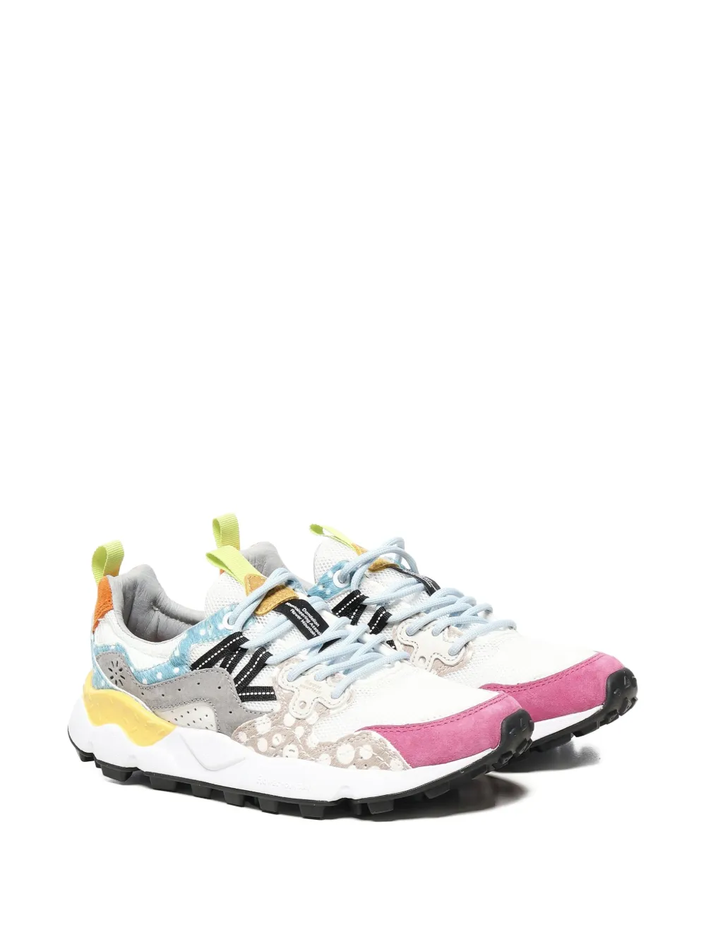 FLOWER MONTAIN Yamano 3 suede sneakers White