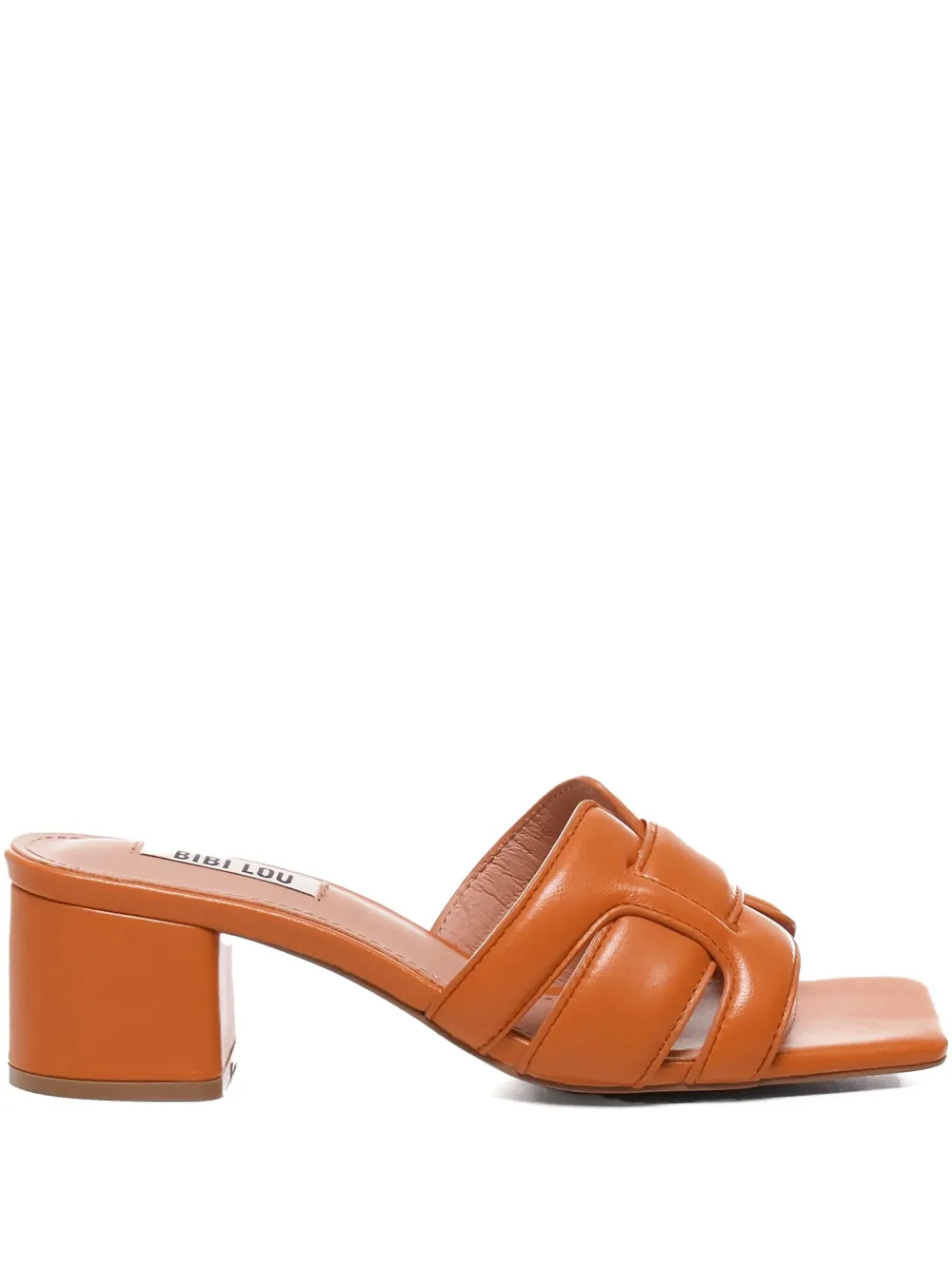 Bibi Lou 50mm Holly leather square-toe sandals - ブラウン Bibi Lou 50mm Holly leather square-toe sandals - ブラウン