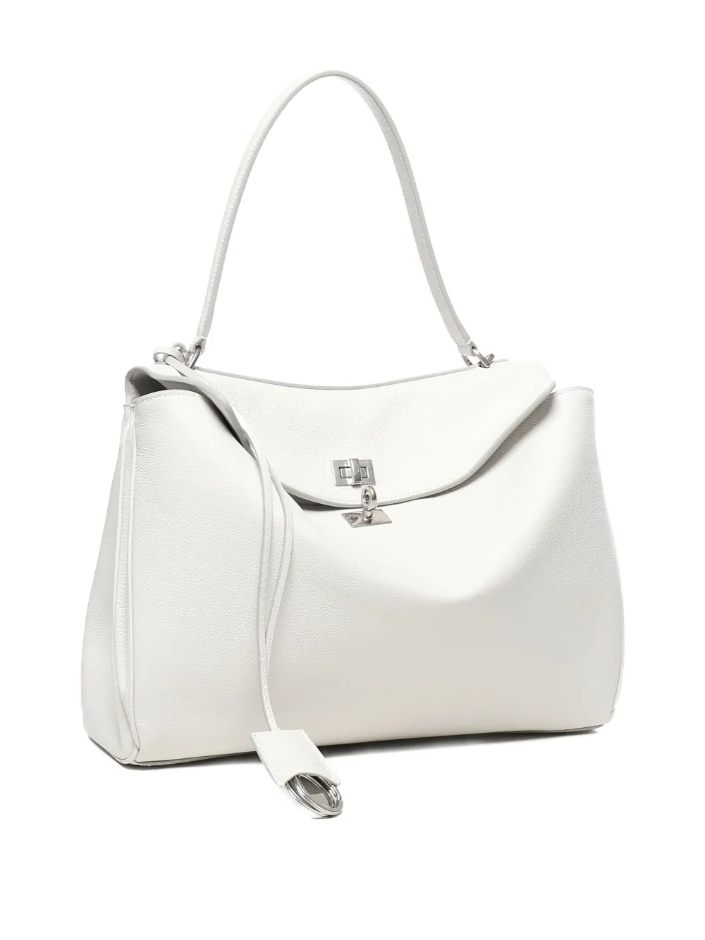 Balenciaga Rodeo leren schoudertas Wit