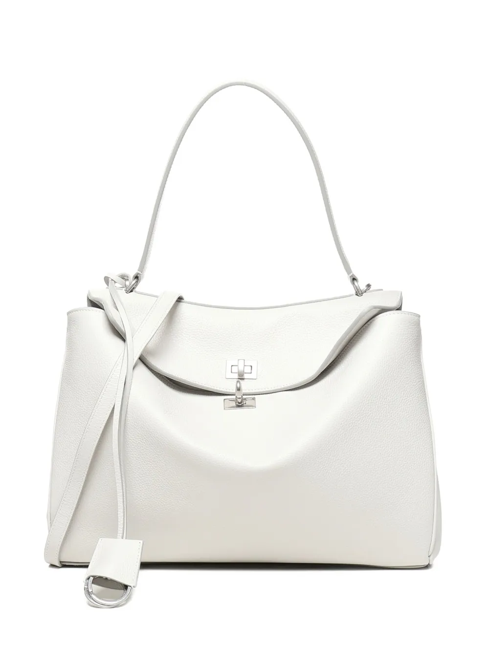 Balenciaga Rodeo leren schoudertas Wit