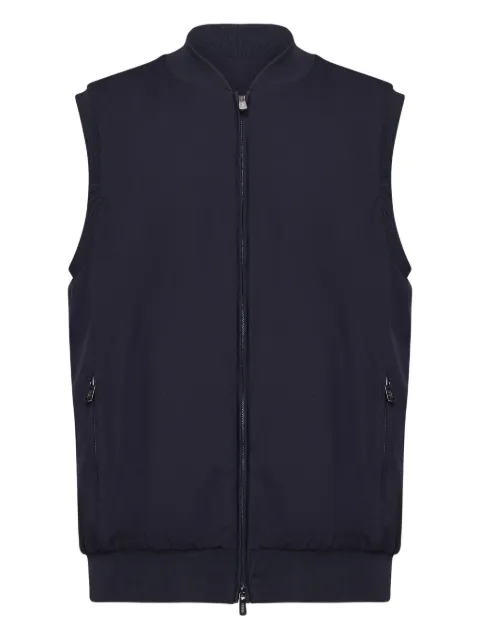 Fedeli gilet zippé à col montant
