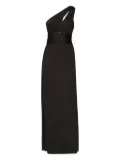 Marciano one-shoulder draped maxi dress - Black