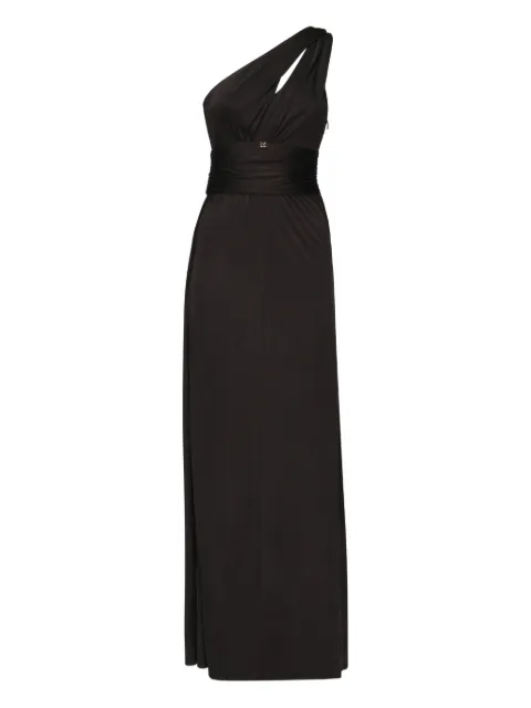 Marciano one-shoulder draped maxi dress