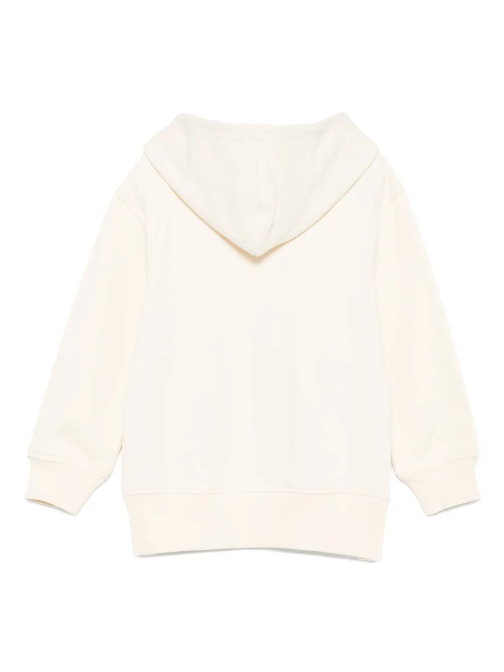Moschino Kids teddy-print hoodie Beige
