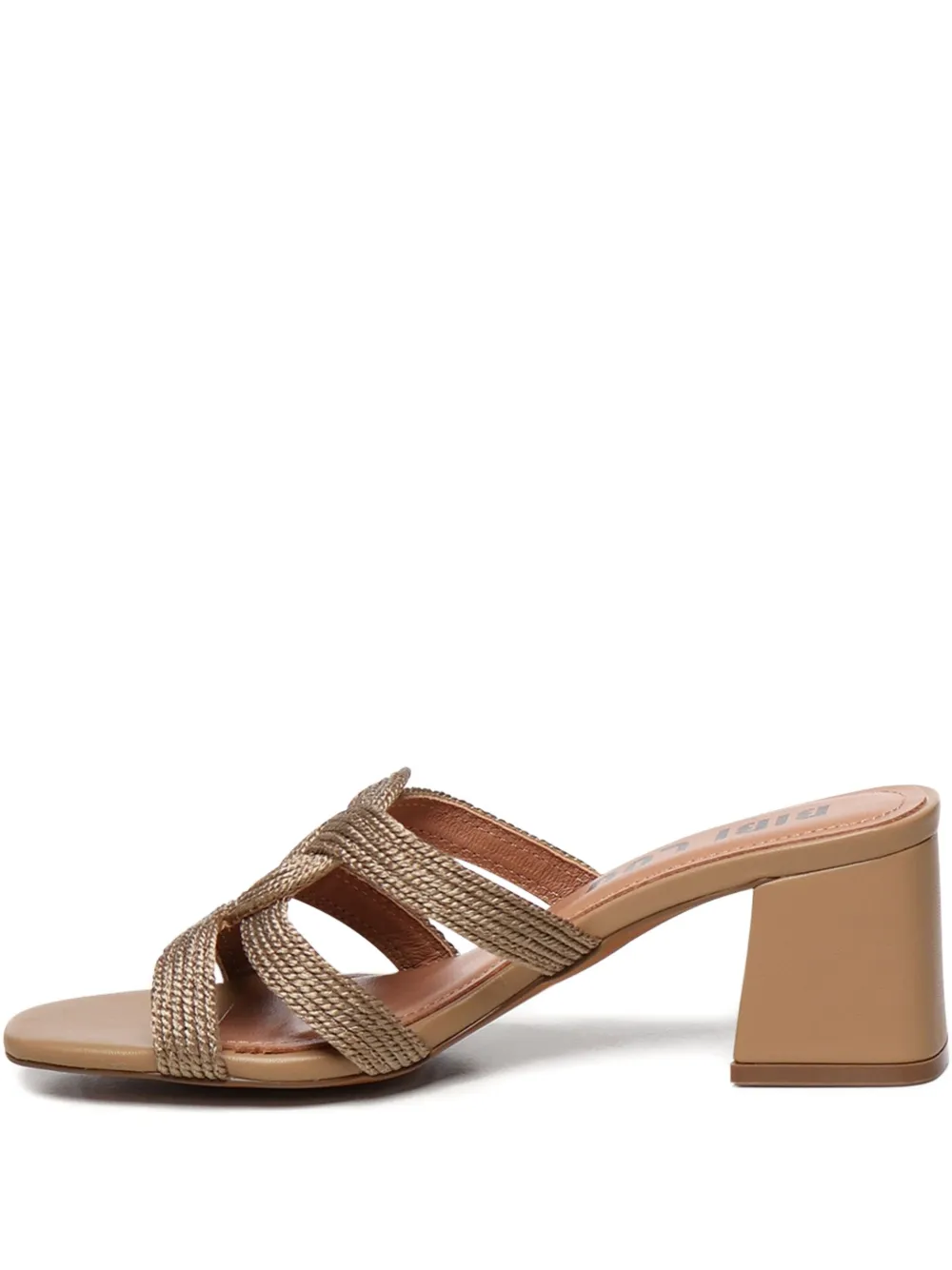 Bibi Lou 60mm Alia braided sandals - ニュートラル Bibi Lou 60mm Alia braided sandals - ニュートラル