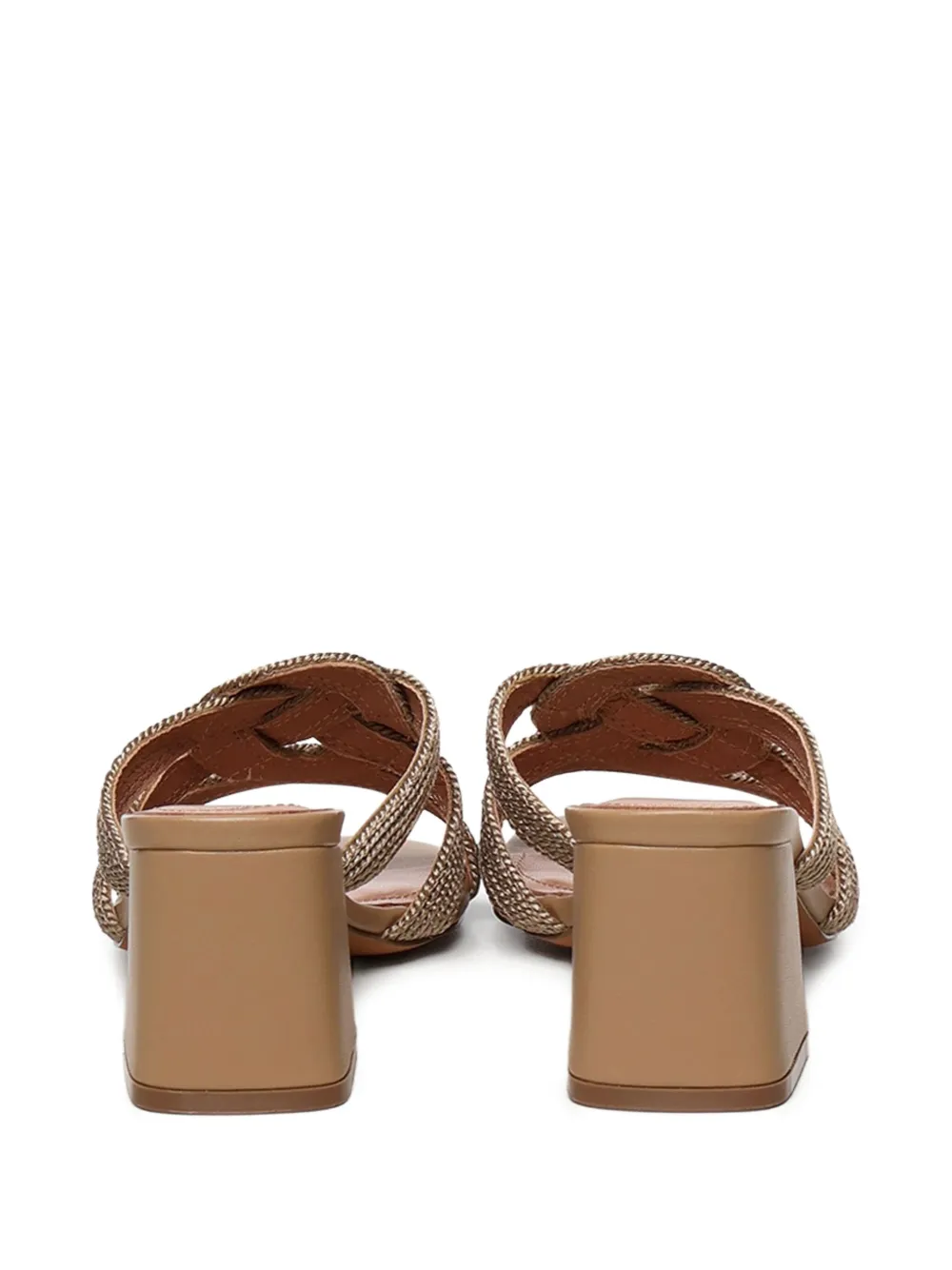Bibi Lou 60mm Alia braided sandals Neutrals