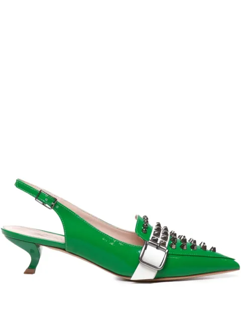 ALCHIMIA slingback stud pumps