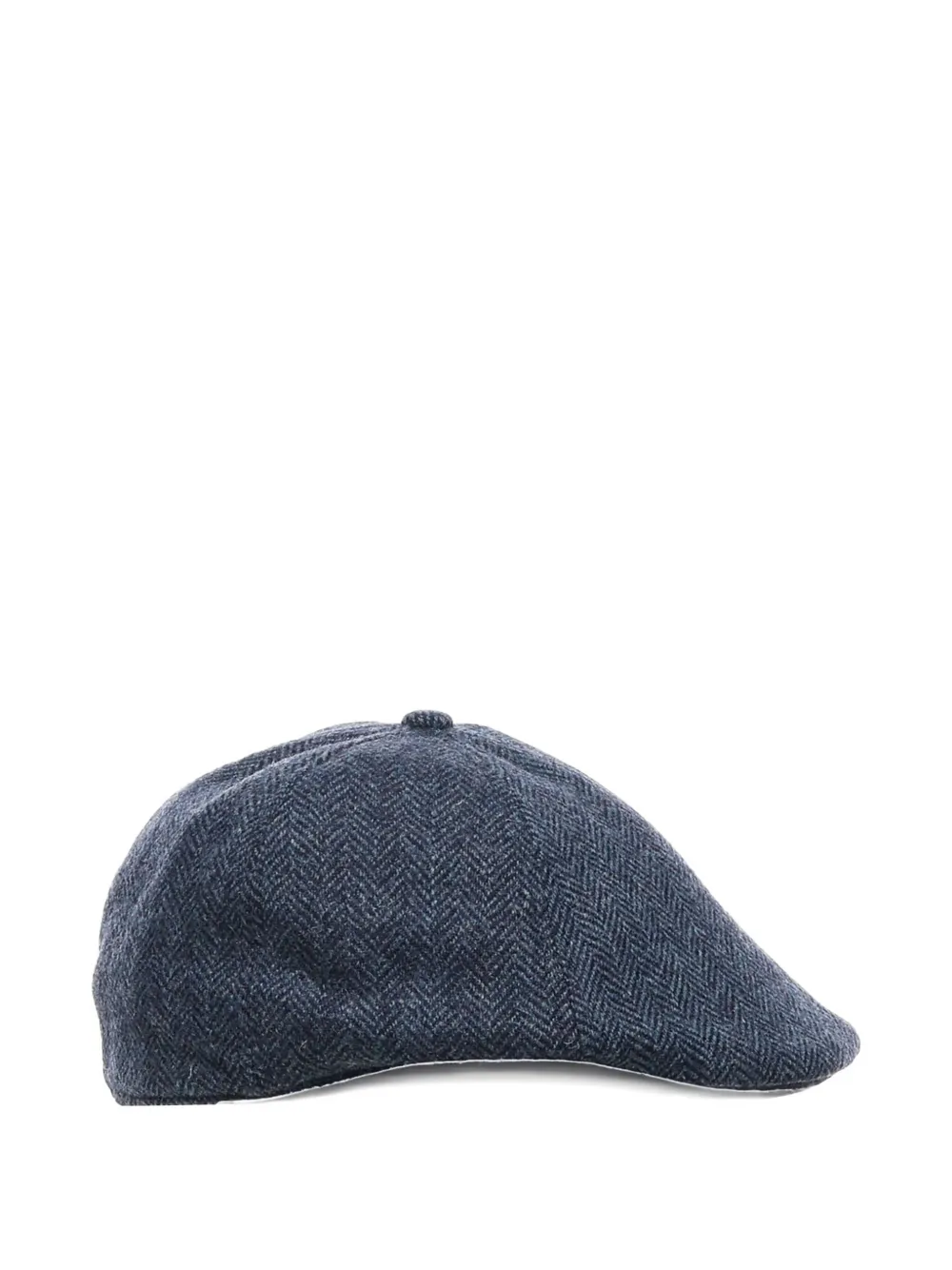 MC2 Saint Barth herringbone newsboy hat Grijs