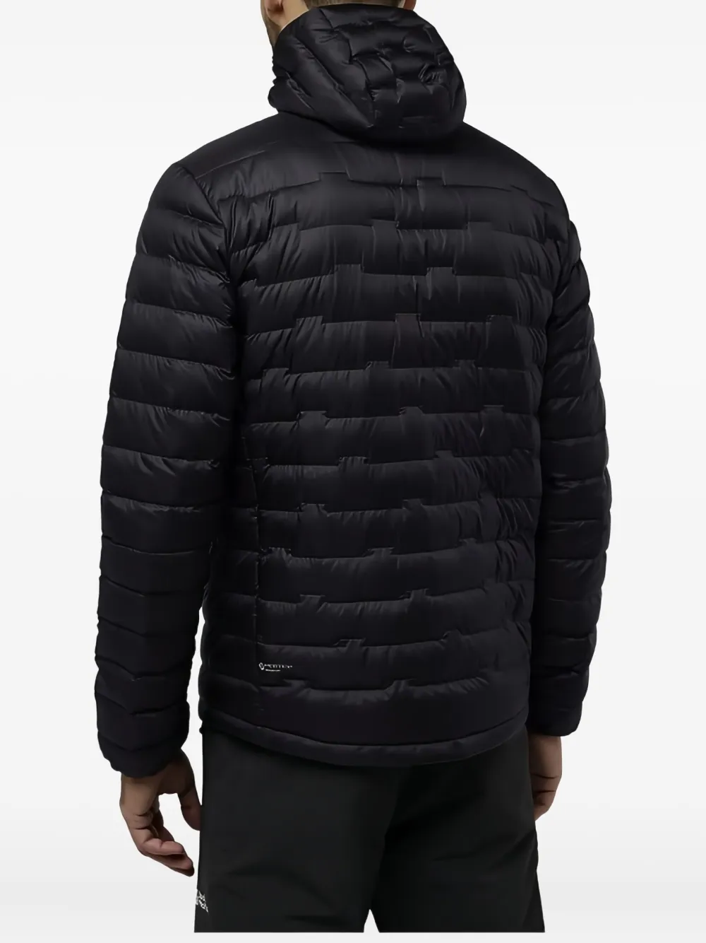 JACK WOLFSKIN Gevoerd jack met capuchon Zwart