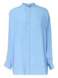 Ottod'Ame mandarin-collar button-up shirt - Blue