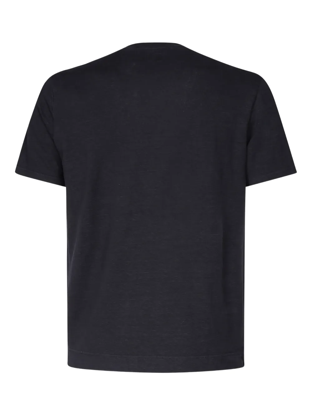 Fedeli short-sleeved linen T-shirt Blauw