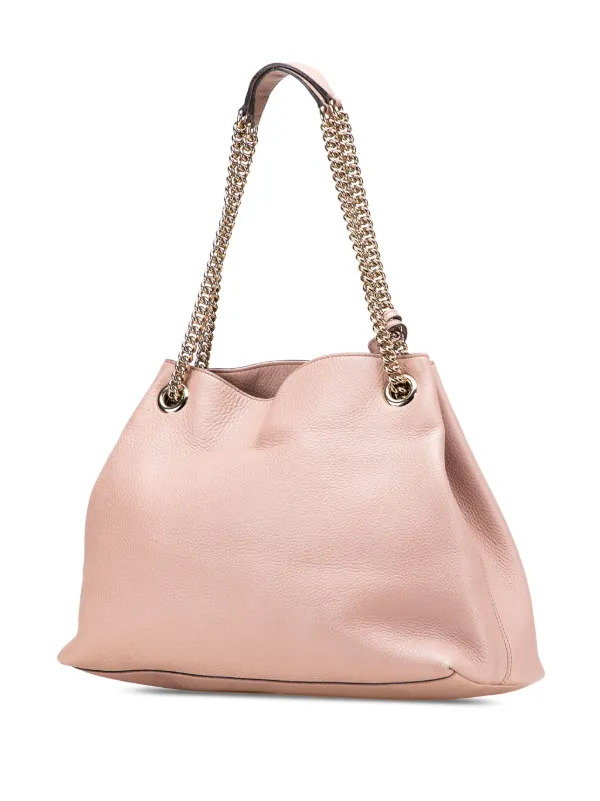 GUCCI　ソーホー　チェーントートバッグ(ベージュピンク) GUCCI ソーホー チェーントートバッグ(ベージュピンク)