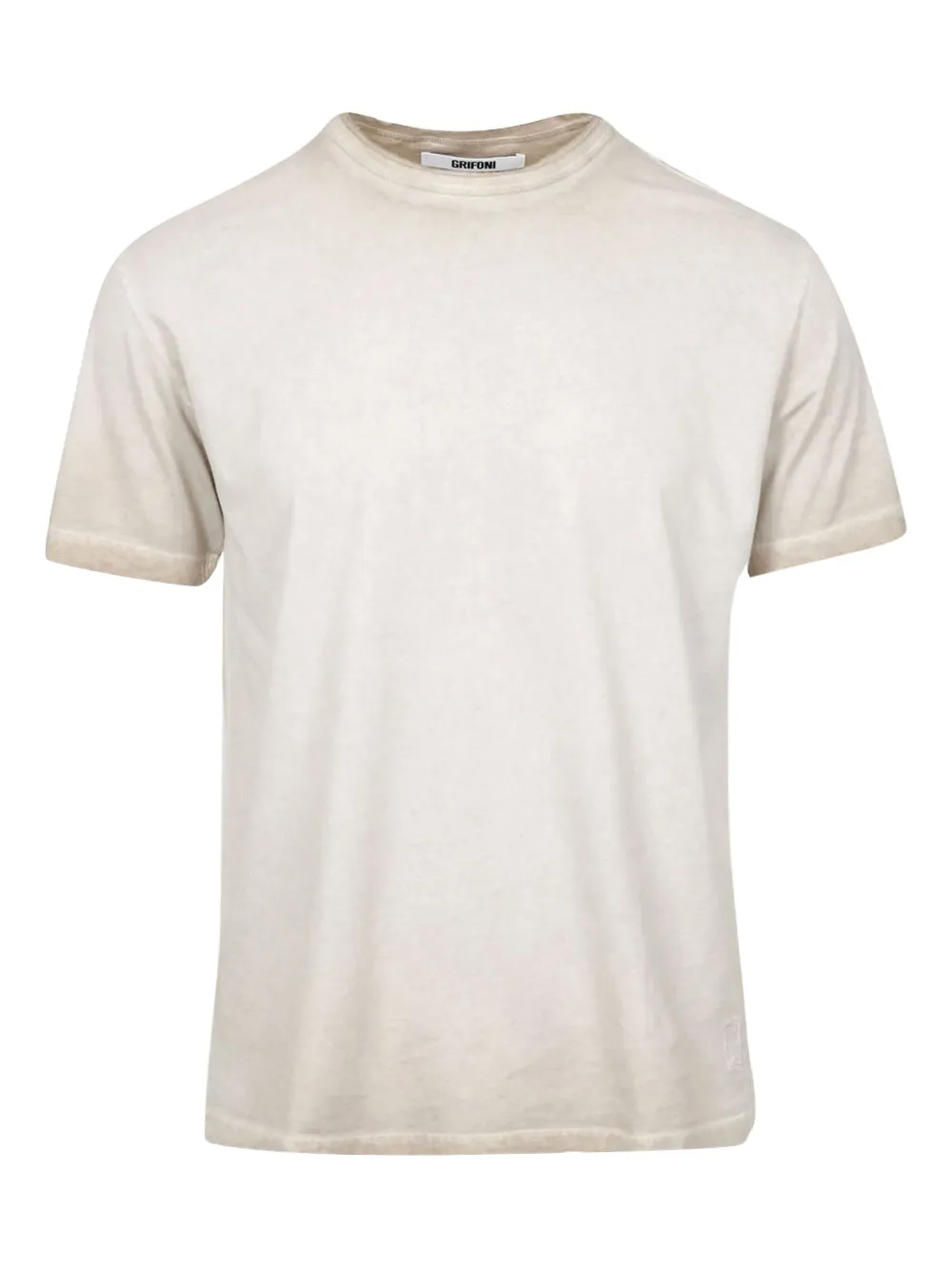 Grifoni short-sleeve crew-neck T-shirt | Neutrals | Image 1