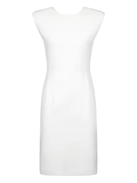 DONDUP padded-shoulder midi dress
