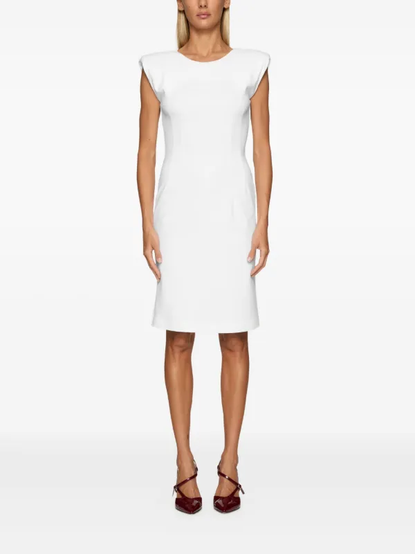 off shoulder dress beach Off Shoulder Long White Chiffon Summer Dress Beach Dress – FancyVestido