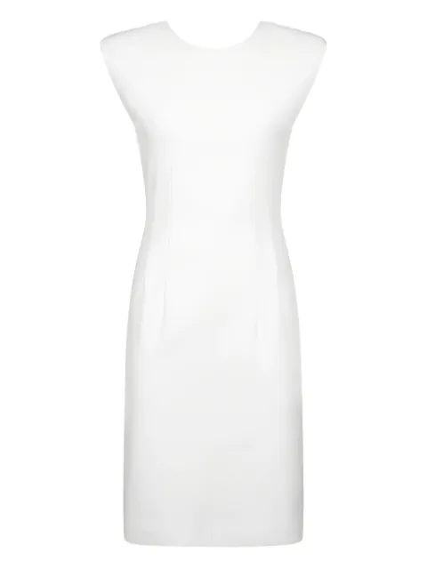 DONDUP padded-shoulder midi dress