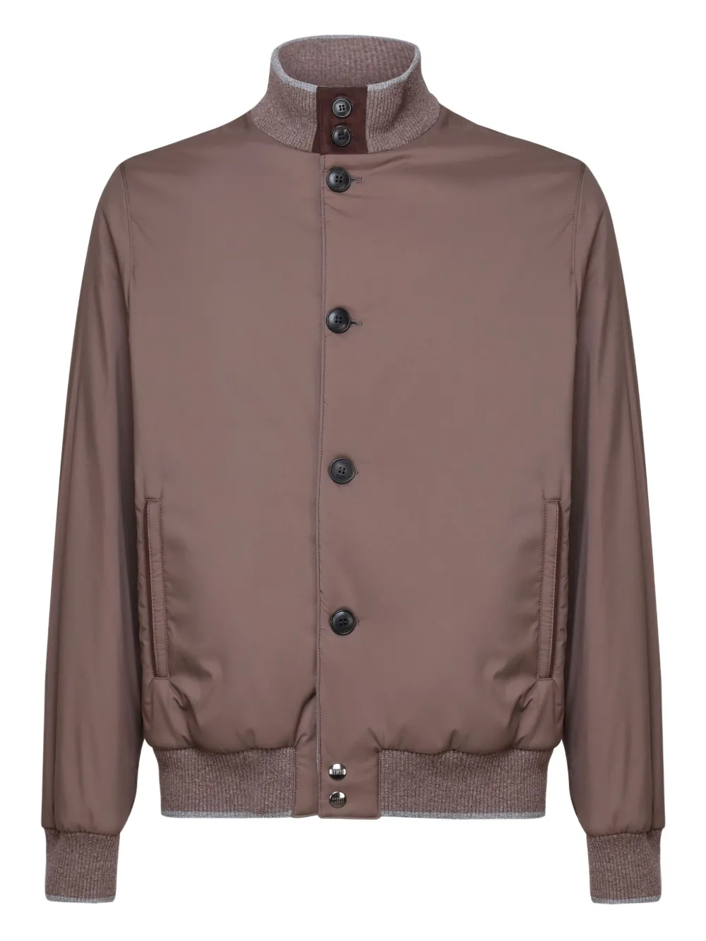Fedeli button-fastening bomber jacket Bruin