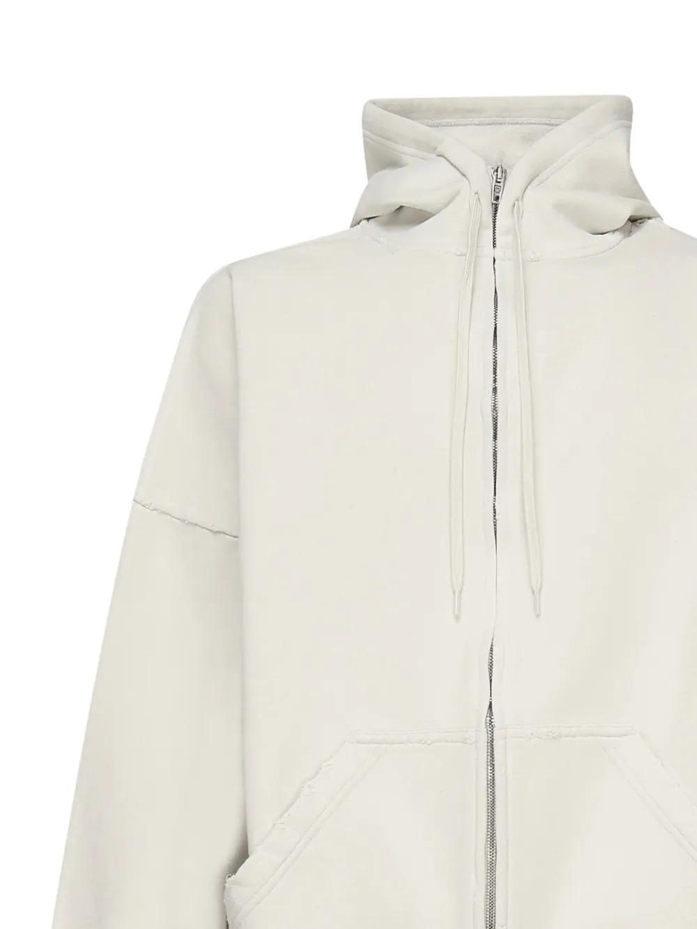Balenciaga two-way zip hoodie Beige