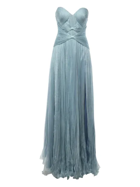 Iris Serban Thalia bow-detailed strapless dress