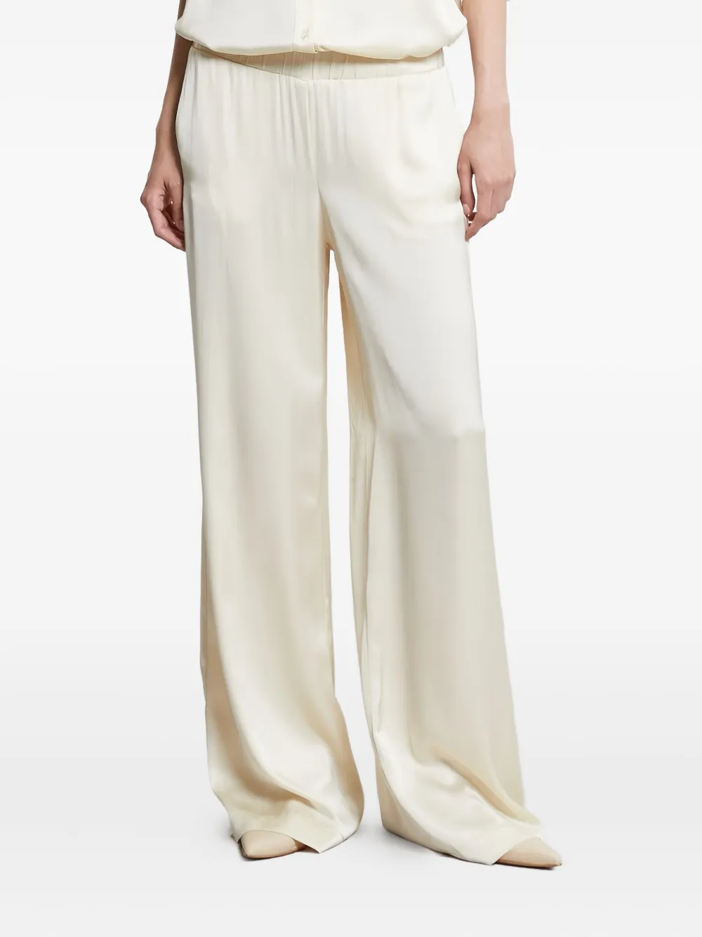 Ottod'Ame wide-leg trousers - Beige