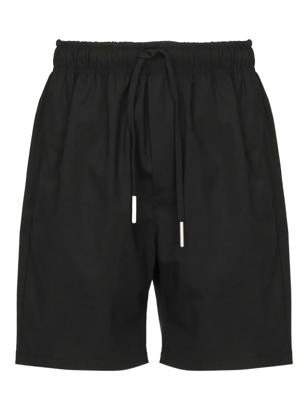 Giuliano Galiano elasticized-waist drawstring track shorts | Black | Image 1