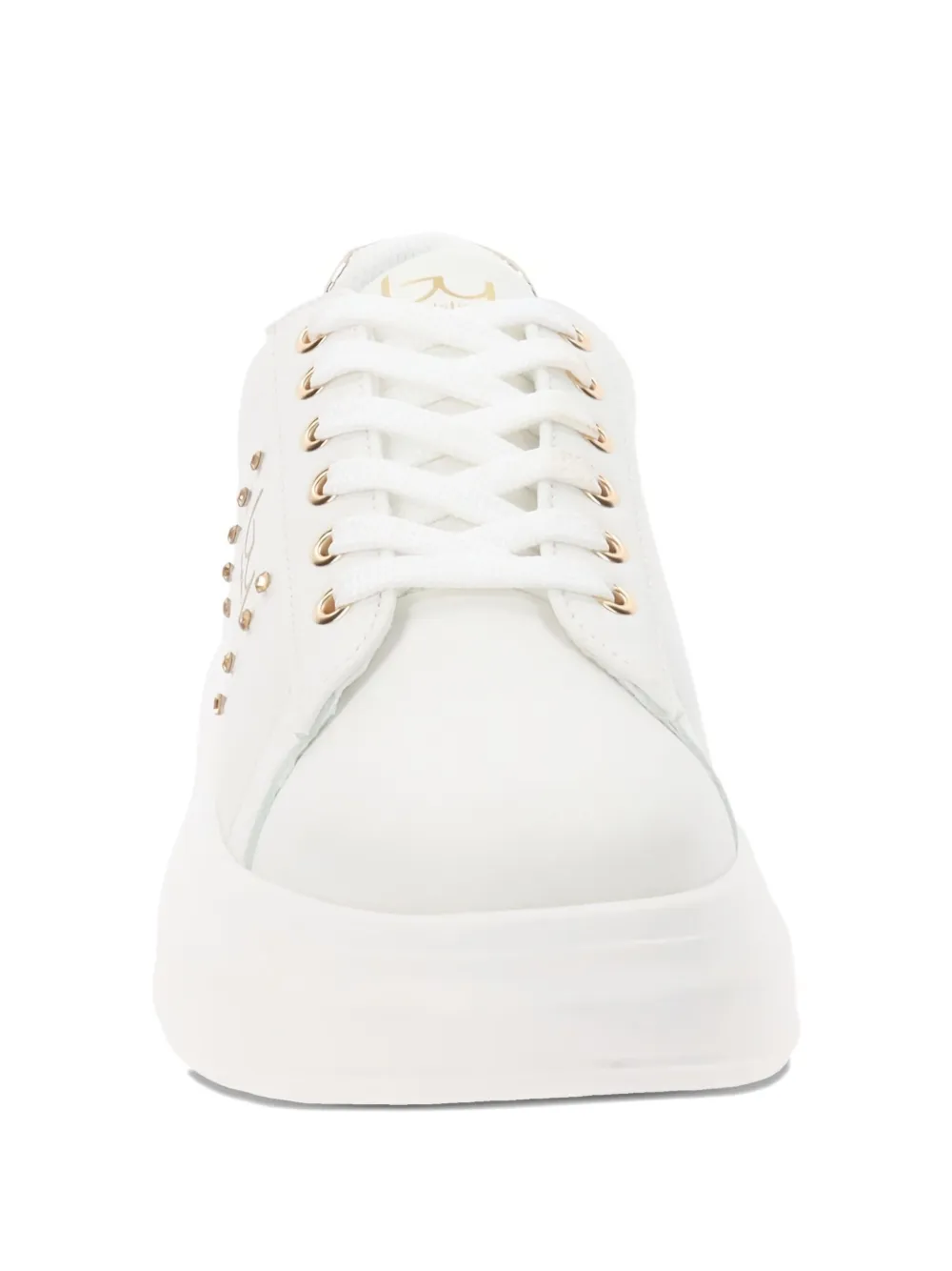 Byblos Platform Lace-up Sneakers In White
