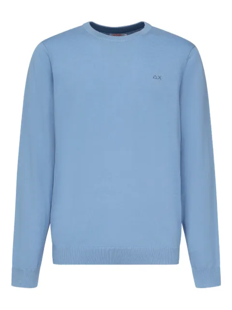Sun68 embroidered crew-neck sweater