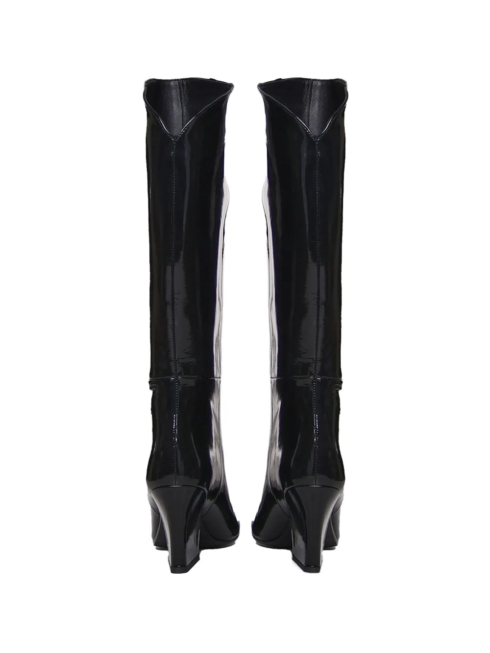 Marc Ellis Leather Block-heel Knee-high Boots