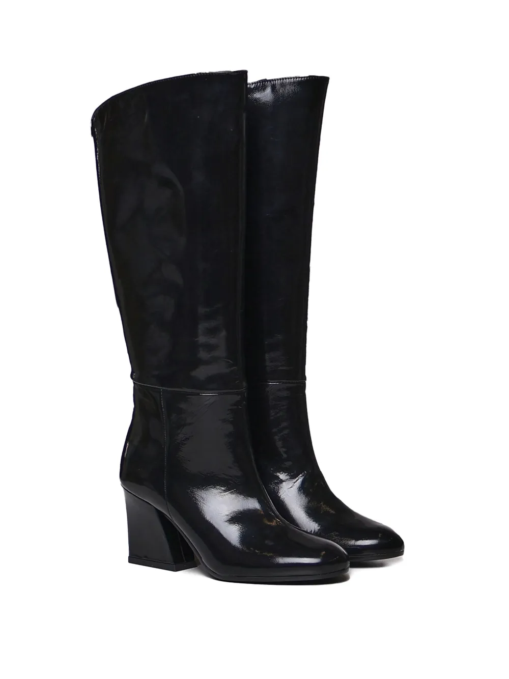 Marc Ellis Leather Block-heel Knee-high Boots